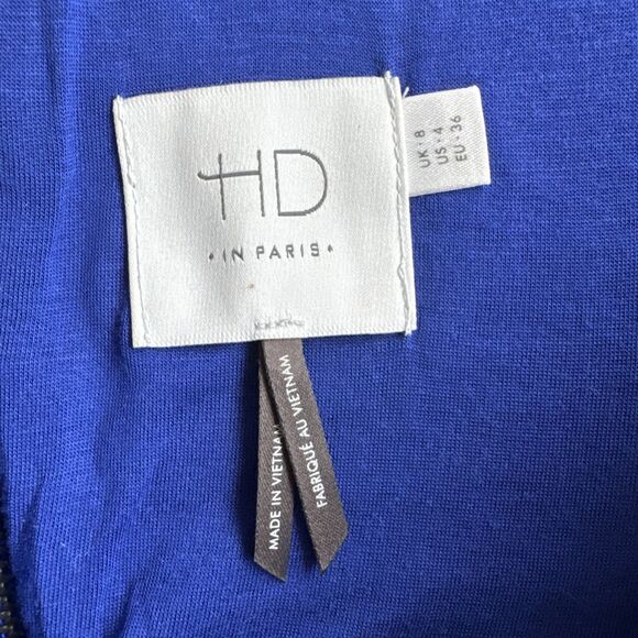 Anthropologie Ardmore Dress Size 4 Green Motif By HD In Paris - Picture 2 of 7